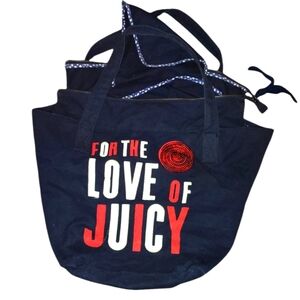 Juicy Couture big tote with zipper closure